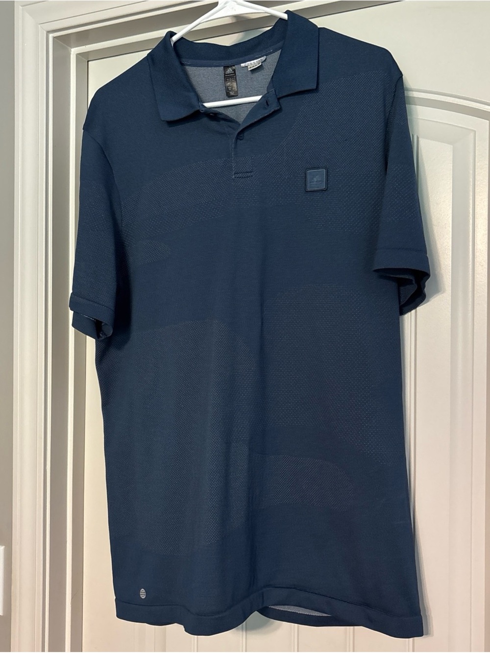 Adidas Men's Classic Navy Polo Shirt - Modern Breathable Knit